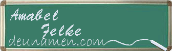 Amabel Felke Visitenkarte